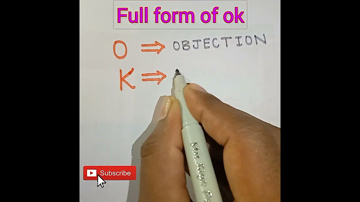full form of ok #shorts #viral #education #AtFirstLearn