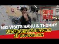 Setting session at Superblock Düsseldorf - Niki visits Manu & Thommy