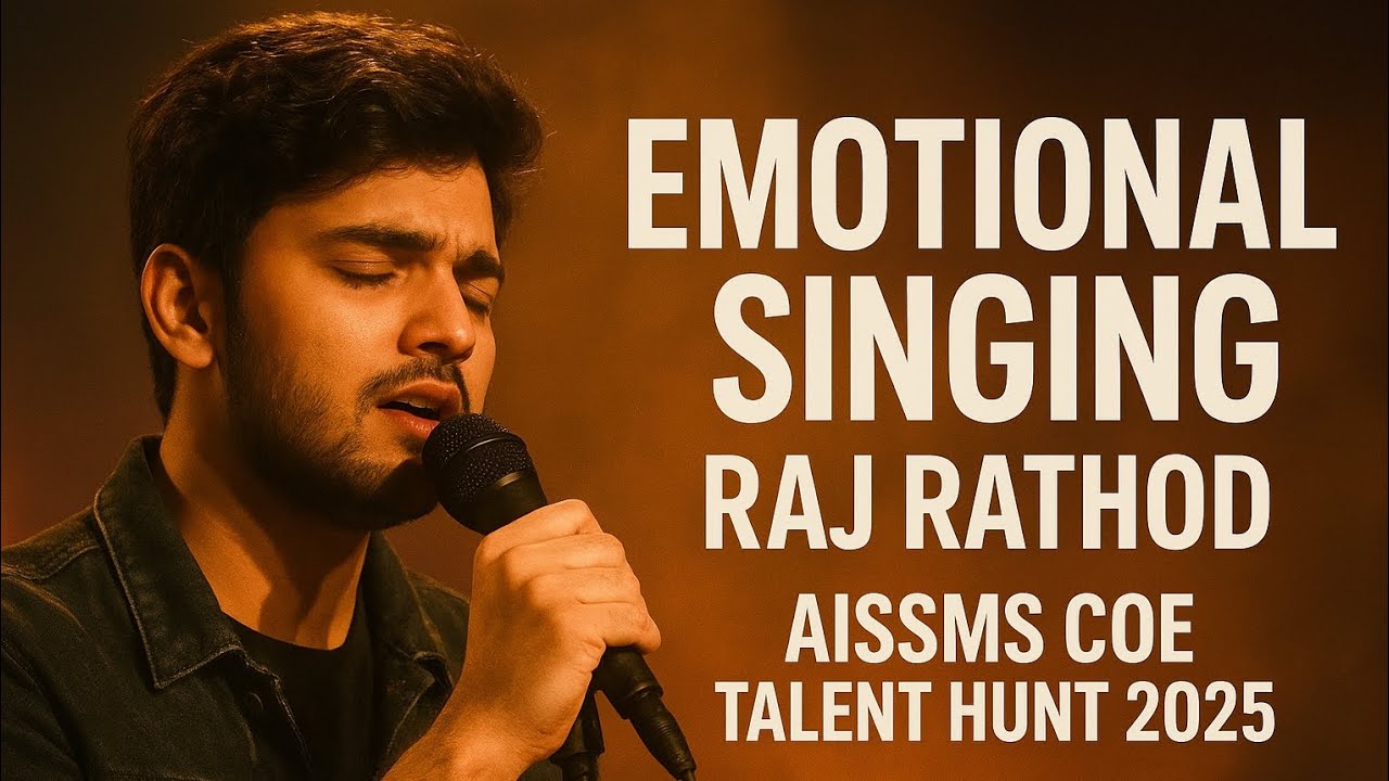 🌟 My College Talent Hunt Performance| AISSMS COE | Raj Rathod 2025