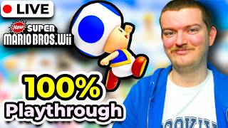 🔴LIVE: Were Almost There! - NEW Super Mario Bros. Wii #6
