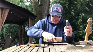 Bear and Sons Gold Rush Bowie Knife -  Bonehead Move - Don’t Ever Do What I Did !!!!! Never Ever !!!
