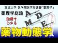 東北大学医学部薬理学講義シリーズ・薬理学総論−２０：薬物動態学