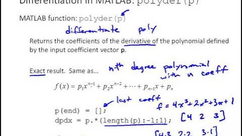 NM7-3 Differentiation in MATLAB