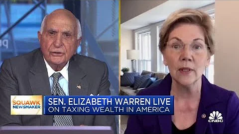 Sen. Elizabeth Warren and billionaire Ken Langone ...