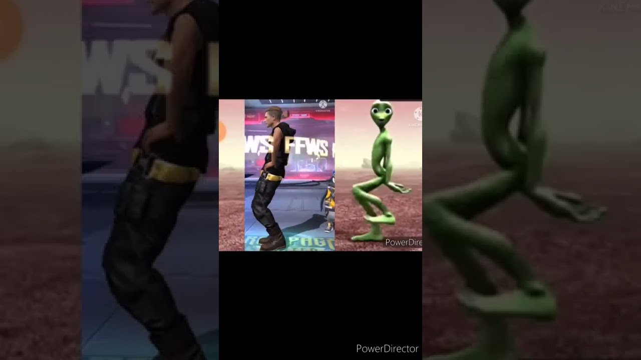free fire emote / alien dance 
