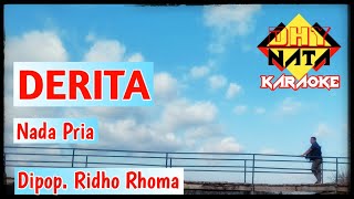 Derita, Nada Pria # Karaoke # Ridho Rhoma