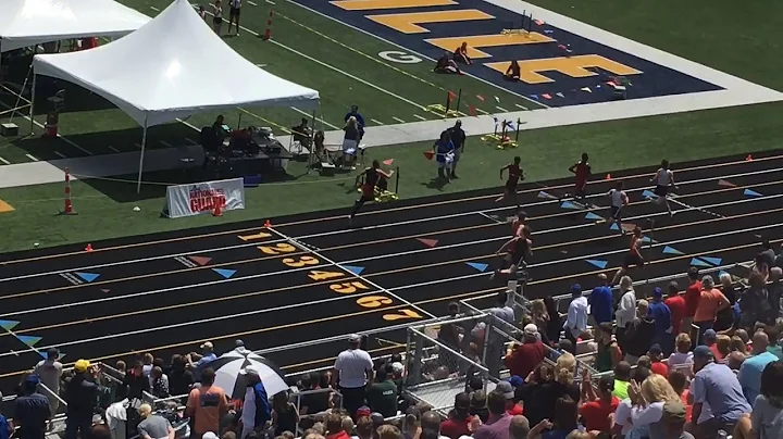 Kalamazoo Hacketts Heath Baldwin wins 110 hurdles ...
