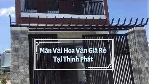 Rèm Vải Hoà Văn Chống Nắng tại Đà Nẵng - Rèm Cửa Giá Rẻ Đà Nẵng