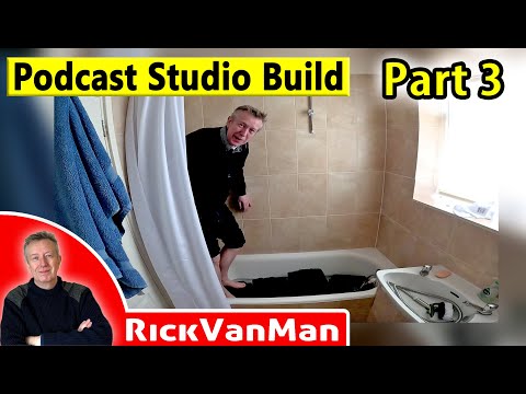 At Home With Rick: Foam Baths & Filler Joy! Building a Podcast Studio (Part 3)