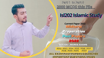 Isl202 Midterm Exam Preparation 2022- Isl202 Midterm Exam Past Papers  Part 1- 5 - Current Paper2022