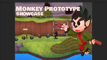 Monkey Prototype Gameplay | Side Project |  PS1 | Unity 3D