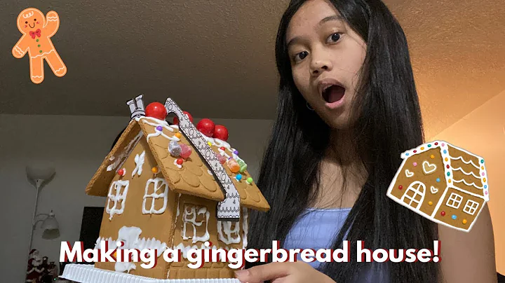 Vlogmas Day 7: Making a gingerbread house! 🏠🎄