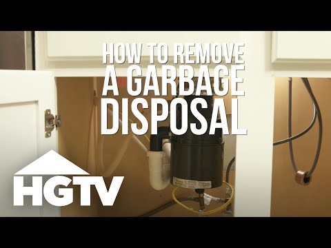How to Remove a Garbage Disposal | HGTV