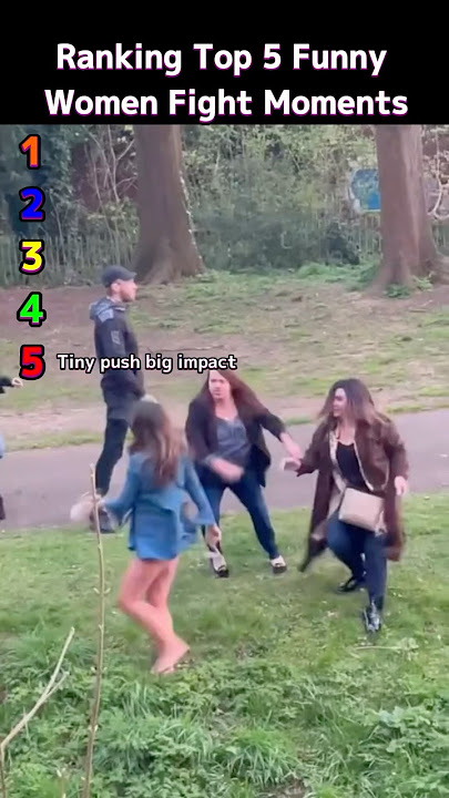 Ranking Top 5 Funny Women Fighting Moments #rankingfails #ranking #funnyfighting
