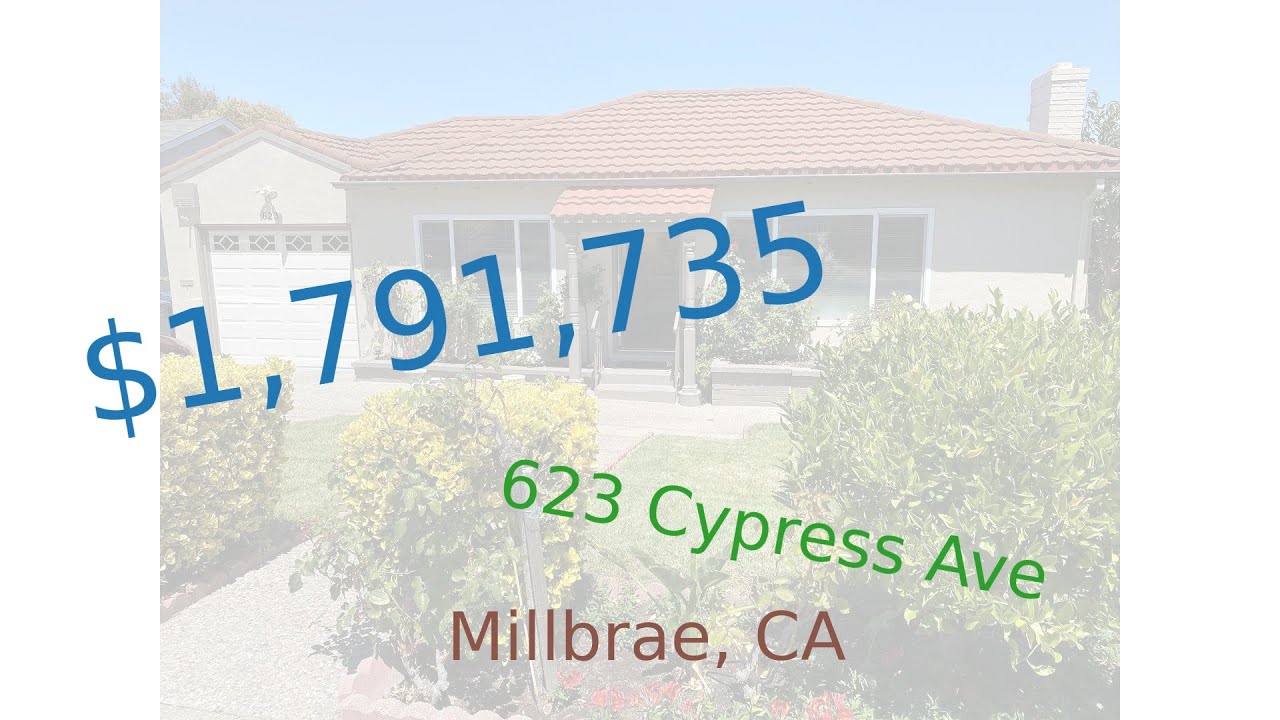 1,791,735 Millbrae home for sale on 20201111 (623 Cypress Ave, CA