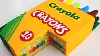 BACK-TO-SCHOOL Crayon Box CAKE!