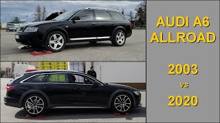 SLIP TEST - Audi A6 Allroad - 2003 vs 2020 - C5 vs C8 - @4x4.tests.on.rollers