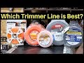 Which Trimmer Line is Best? Let's find out!