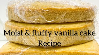 Best vanilla cake recipe, easy to make || how to bake vanilla cake #vanillacake #cakerecipe #baking