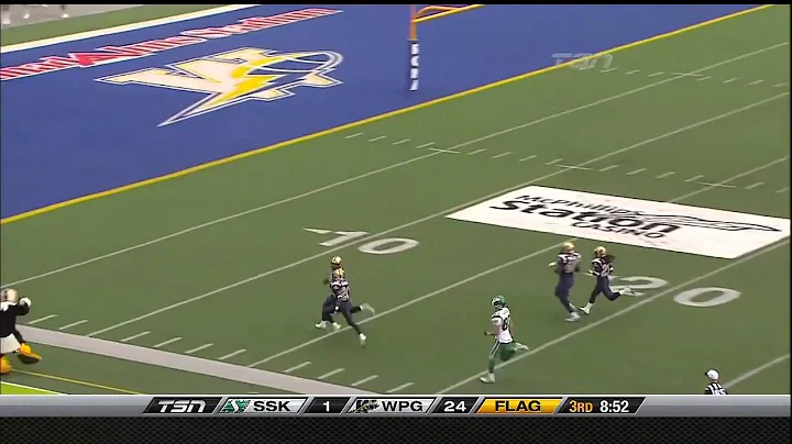 CFL Huge Hit on Chris Szarka in Banjo Bowl