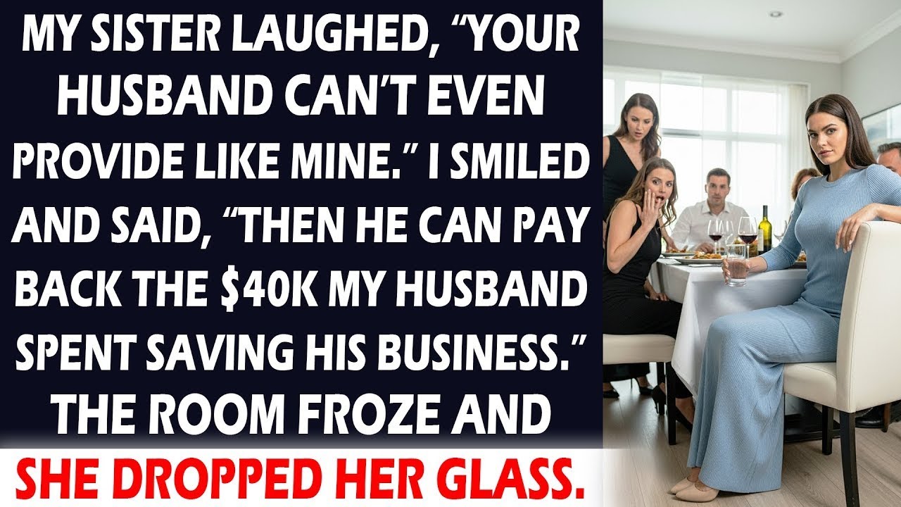 My Sister Mocked My Husband, But My Answer Left Her Speechless