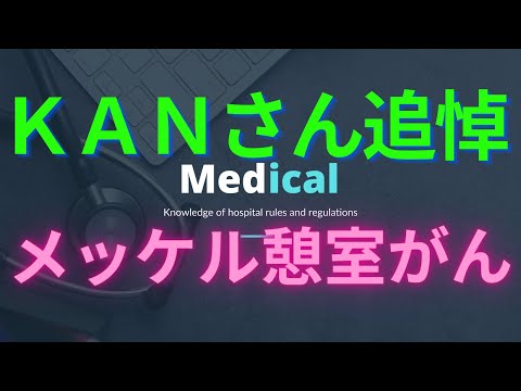 【KANさん】メッケル憩室がんを解説。チャンネル、ちゃんねる、愛は勝つ、まゆみ