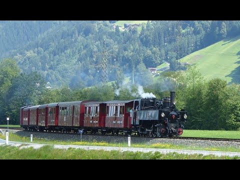 Lok Nr. 3 (Tirol) unterwegs auf der Zillertalbahn am 22.07.2020