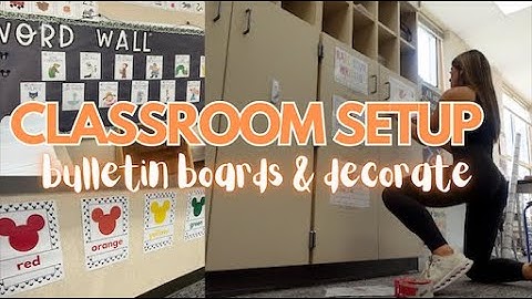 CLASSROOM SETUP 24-25 // part 2: bulletin boards and decorate