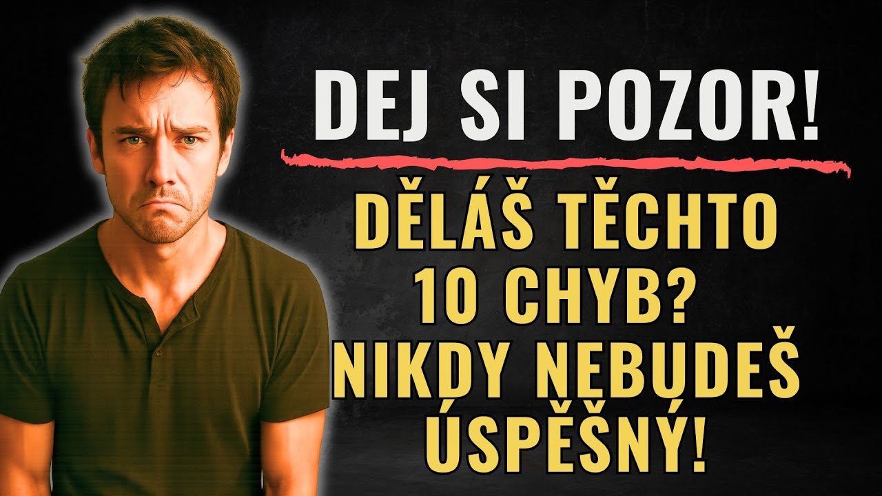 Těchto 10 chyb tě odděluje od úspěchu – opakuješ je?