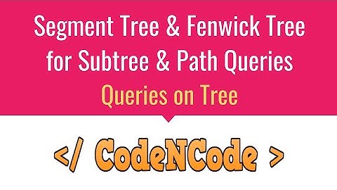 L10 : Range Queries techniques (Like segment tree) on Trees | Queries On Tree | CodeNCode
