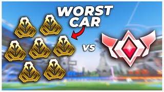 1 Grand Champ vs 7 Golds but Golds use the WORST car: Who will win?