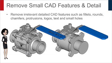 CADfix Simplification Quick overview for Large CAD Assembly and Plant Process Design