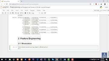 9 Feature Engineering Binarization