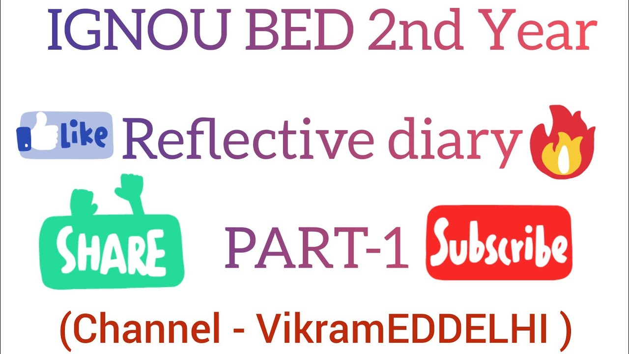 Reflective diary (Bed 2nd year)#ignou #internship #dailydiary #bed #ignouuniversity #education #new