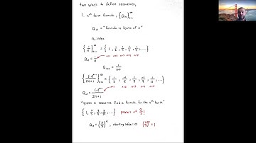 Sequences (Calculus 2, Lecture 11)