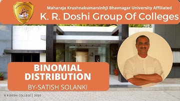 BINOMIAL DISTRIBUTION | Business Statistics | B.COM SEM- 6 | SATISH SOLANKI
