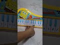SPONGEBOB MUSICAL PIANO TOY | ASMR  #toys #trending #satisfying #shorts #fypシ #viral