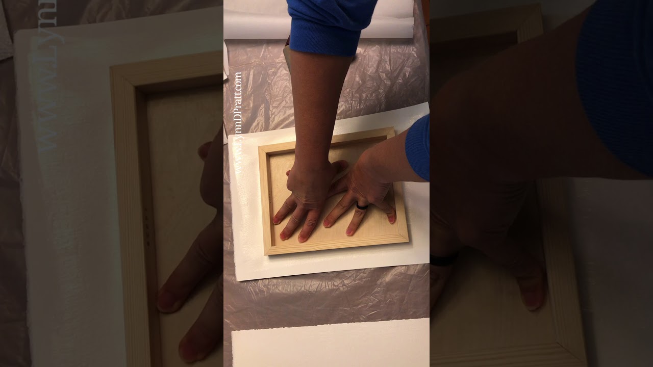 Mounting watercolor paper on panels YouTube