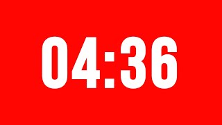 4 Minute 36 Second Timer With Alarm Without Music