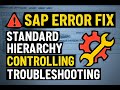 How to Fix Controlling Area Does Not Have a Standard Hierarchy