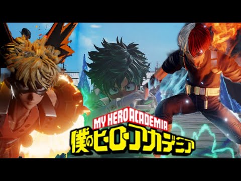 【JUMP FORCE_ 僕のヒーローアカデミア_ドラゴンボール】『My hero academia _DRAGON BALL』【ヒーローVSサイヤジン？！】デク、爆豪、轟、悟空、ベジータ、トランクス