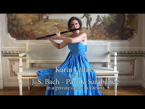 Karin Leitner plays Bach Partita - Sarabande in a private Castle in Vienna