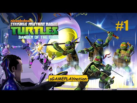 Teenage Mutant Ninja Turtles - Danger of the Ooze (PS3) -Прохождение #1- [С русскими субтитрами]