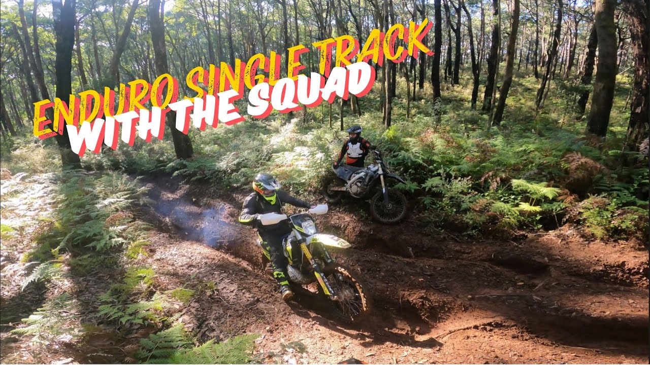 Ripping Through Enduro Single Tracks With The Squad - YouTube