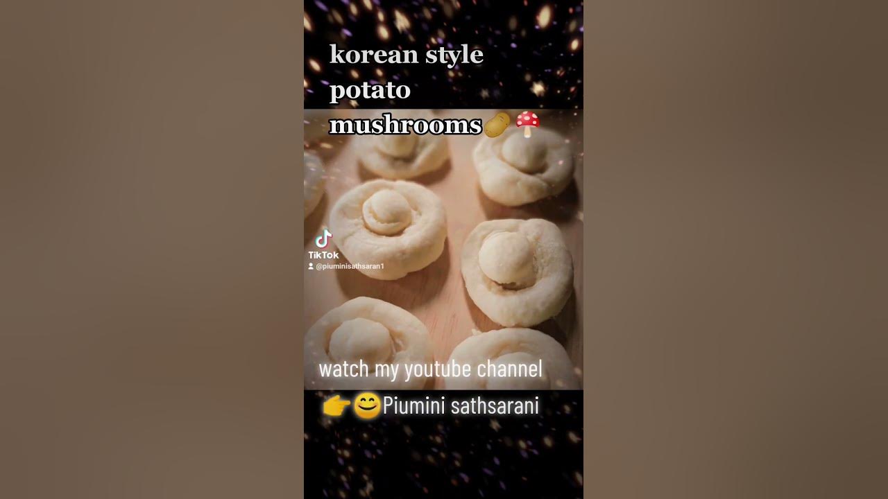 korean style potato mushrooms🥔🍄