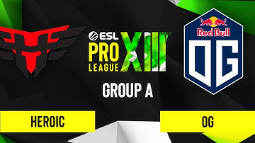 CS:GO - Heroic vs. OG [Overpass] Map 3 - ESL Pro League Season 13 - Group A