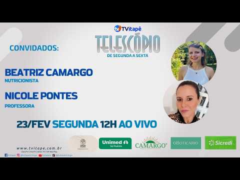 25° Telescópio - 23/02/2026 - Nutrição e Gastronomia