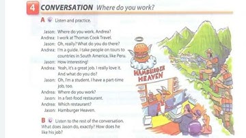 Unit2- Listening: where do you work?