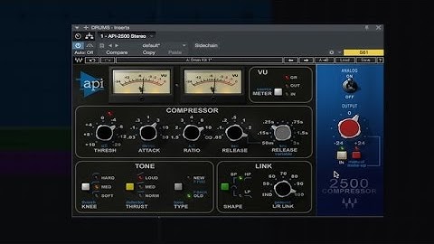 Review Of Waves API 2500 Compressor Plug-in