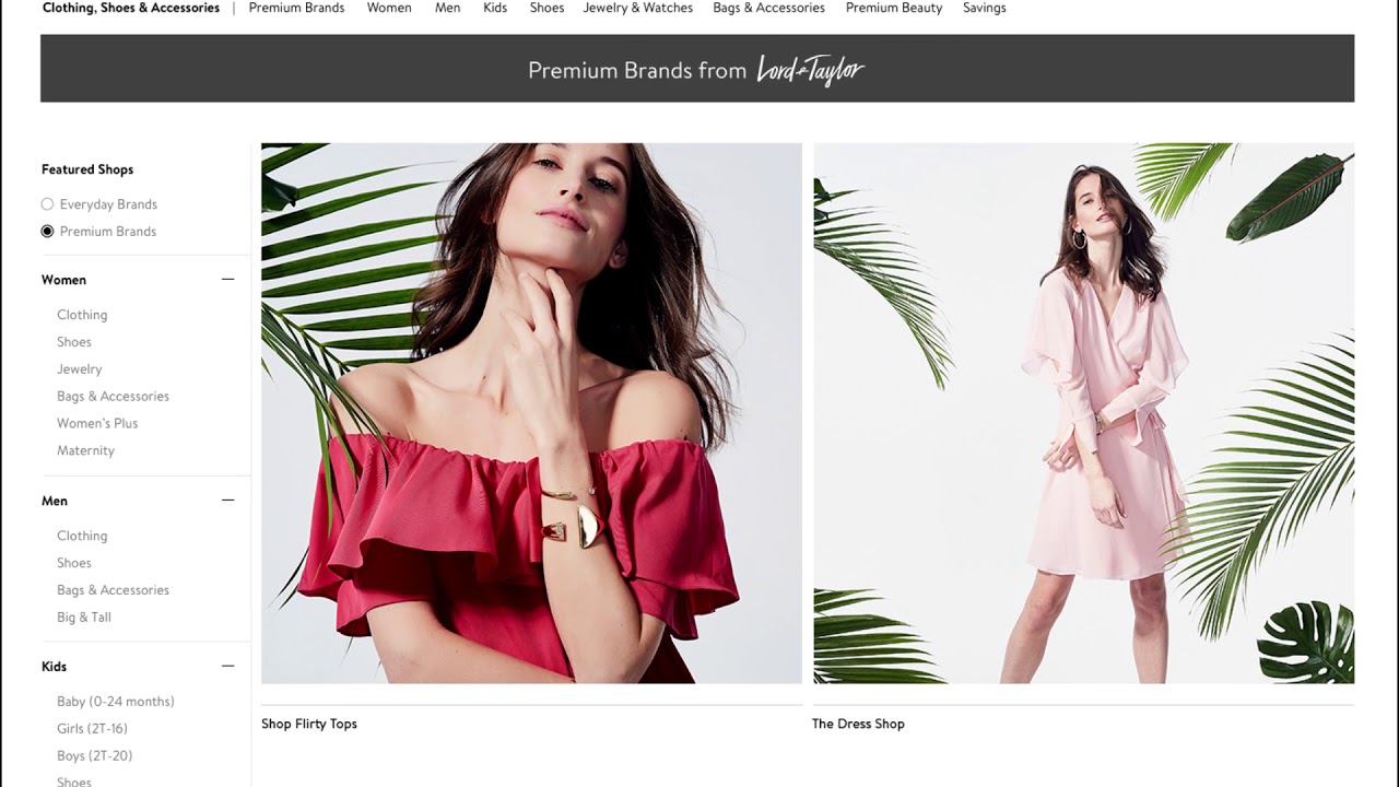 Lord & Taylor Launches New Shopping Site on Walmart.com - Fashionista